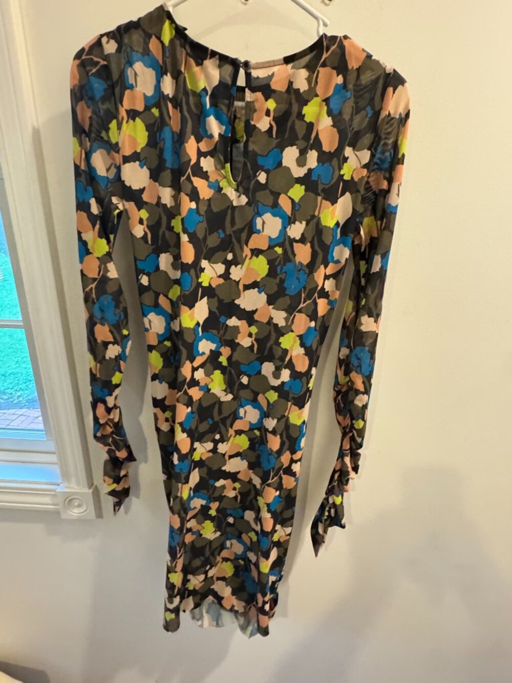 Ted Baker Ttinna Ruched Printed Mini Dress Size 1/US Size 2-4 (Small)